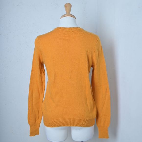Hollister | Mustard yellow crew neck women's long sleeved sweater - Picture 2 of 11